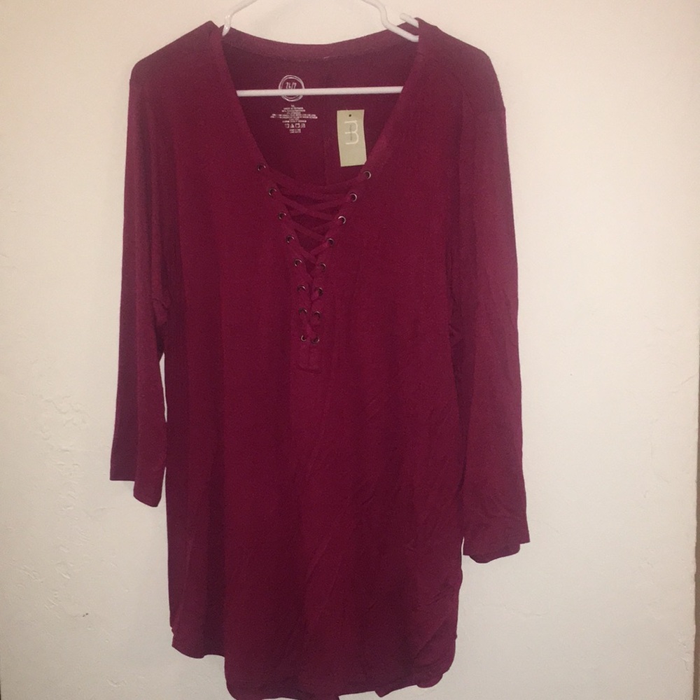 Maurice’s lace detail top